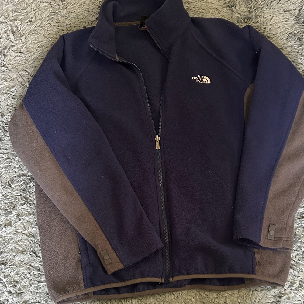 The North Face Men's Blue and Brown Performance Jacket